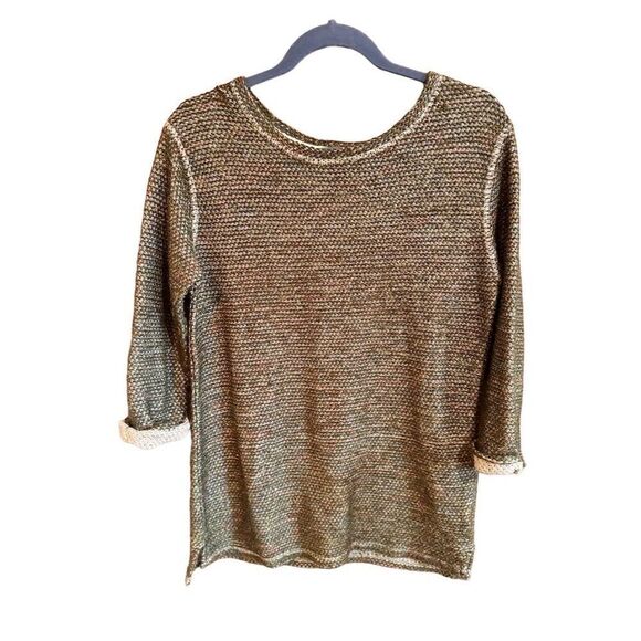 Topshop Multi color olive Knit Pullover Sweater Size 6 - Picture 1 of 9